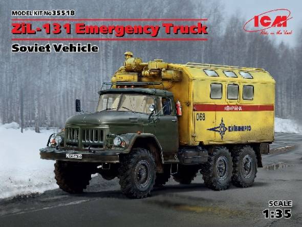 ICM Models 1/35 Soviet ZiL131 Emergency Army Truck